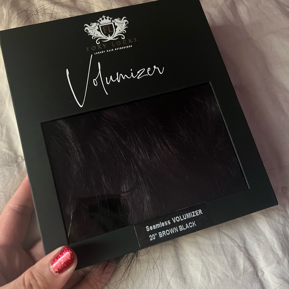 Foxy Locks Volumizer hair extension thick weft like NEW
